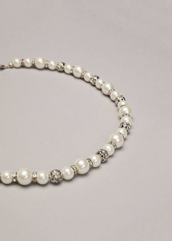 Phase Eight Parma Pearl And Crystal Jewellery Silver Canada | YPMAGC-752